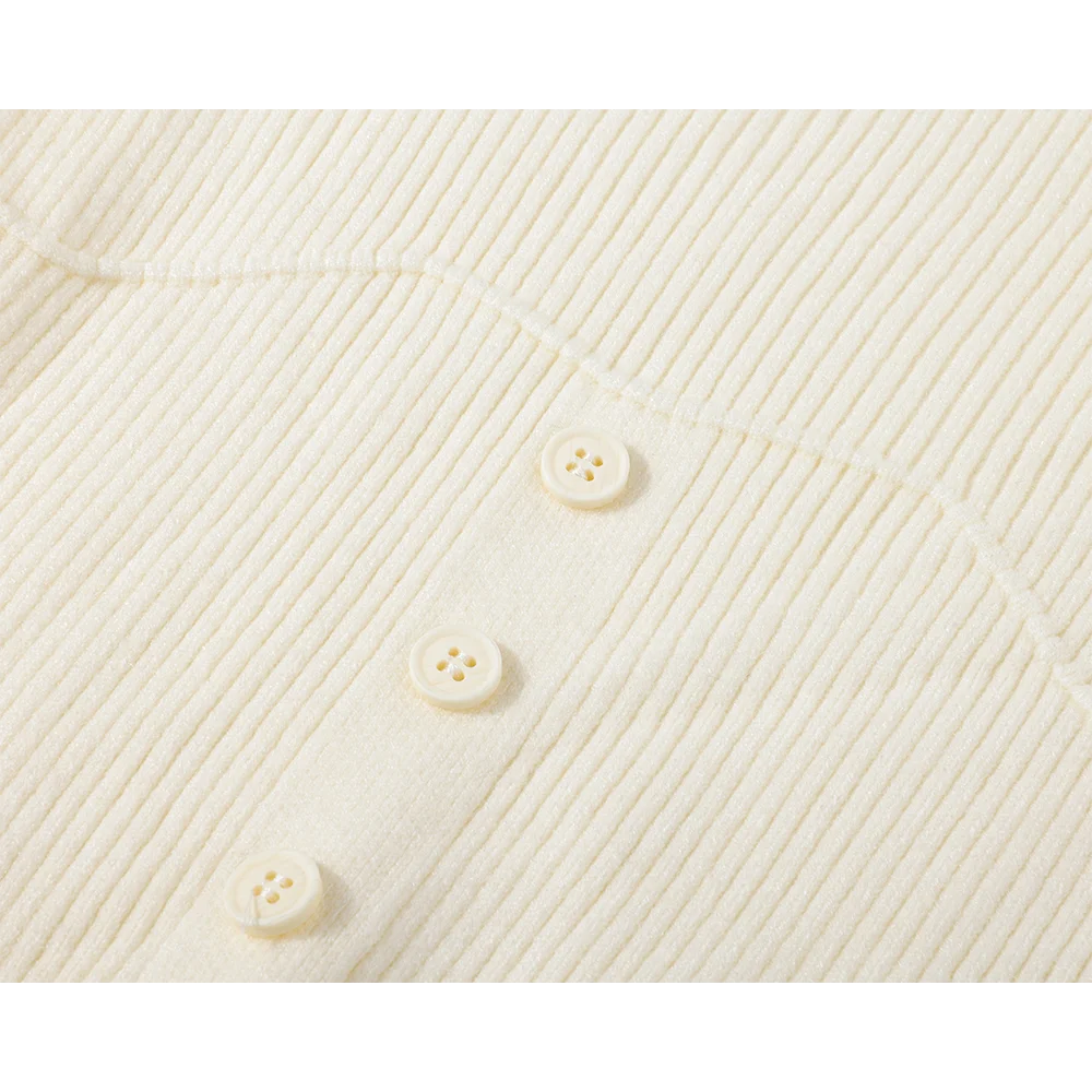 Xinmon Design Slim Fit Knitwear Square Collar Asymmetrical Hem Base Layer Inner Wear Boting Long Sve Sweet Sle
Xinmon Design Slim Fit Knitwear Square Collar Asymmetrical Hem Base Layer Inner Wear Boting Long Sve Sweet Sle