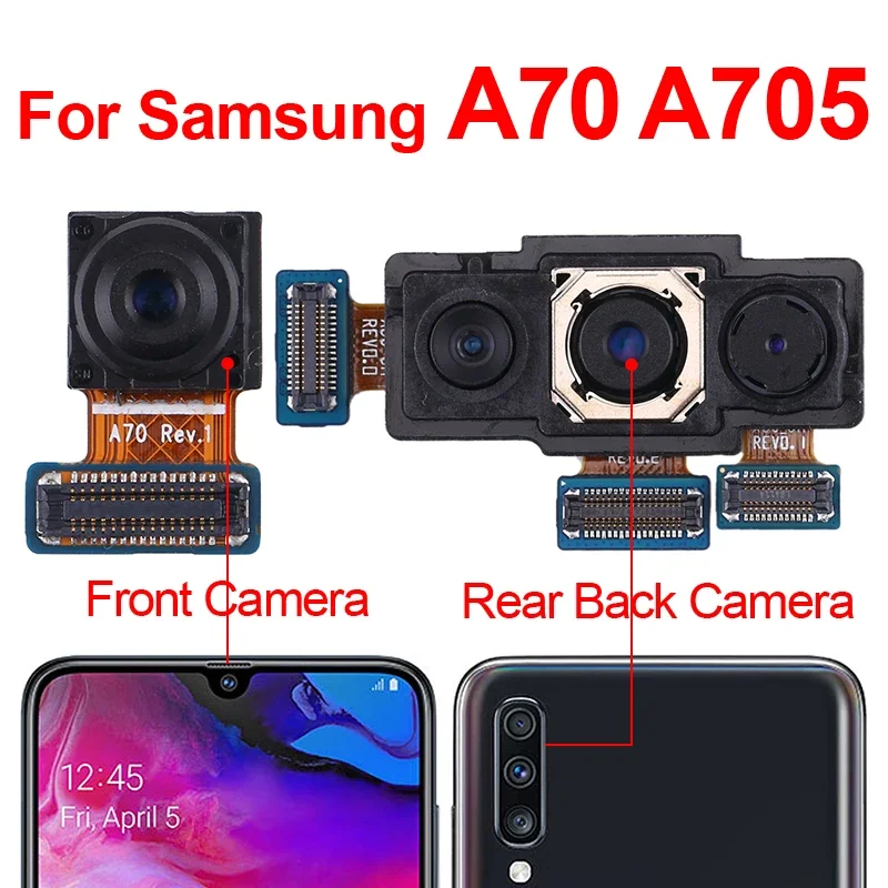 A70 A705 Front Rear Back For Samsung Galaxy A70 A705 Main Facing Frontal Camera Module Flex Cable Replacement
A70 A705 Front Rear Back For Samsung Galaxy A70 A705 Main Facing Frontal Camera Module Flex Cable Replacement