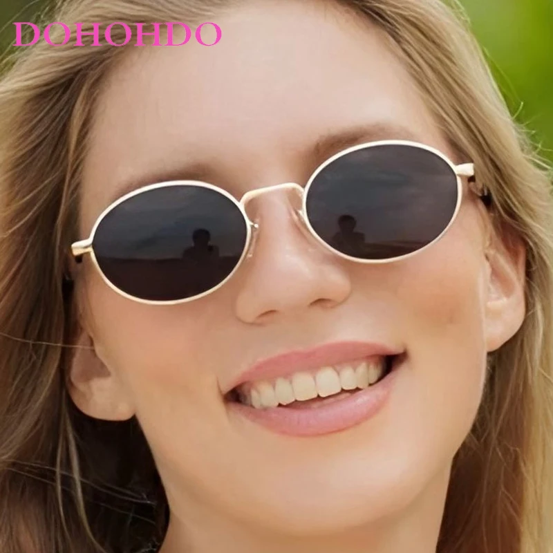 Fashion Brand Designer Oval Sunglasses Women Men Trend Luxury Small Frame Eyeglasses Summer Traveling Driving Sunglasses UV400
Fashion Brand Designer Oval Sunglasses Women Men Trend Luxury Small Frame Eyeglasses Summer Traveling Driving Sunglasses UV400