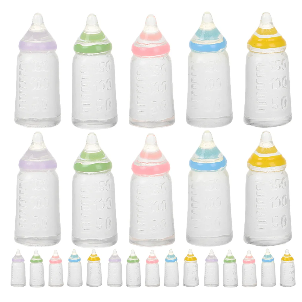 50pcs Mini Toy Baby Bottles Adorable 3D Design Realistic Safe Material Portable Party Gifts Small Bottles Miniature
50pcs Mini Toy Baby Bottles Adorable 3D Design Realistic Safe Material Portable Party Gifts Small Bottles Miniature