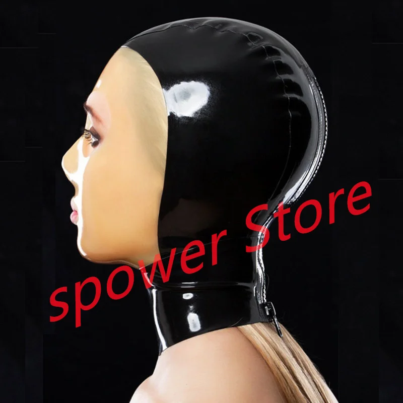 Natural Latex Full Head Latex Hoods Rubber Mask Fetish Cosplay Costumes Black with Transparent Back Zip Club Wear
Natural Latex Full Head Latex Hoods Rubber Mask Fetish Cosplay Costumes Black with Transparent Back Zip Club Wear