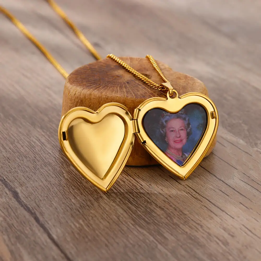 Custom Heart Picture Necklaces For Women Stainless Steel Gold Color Family Photo Pendant Necklace Fashion Birthday Jewelry Gifts
Custom Heart Picture Necklaces For Women Stainless Steel Gold Color Family Photo Pendant Necklace Fashion Birthday Jewelry Gifts