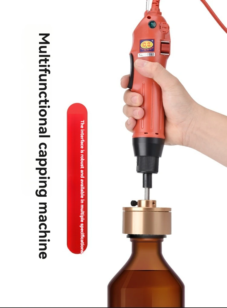 New Electric Handheld Capping Machine Glass Plastic Bottle Lock Cap Sealing Machine Bottle Cap Tightener Capping Machine
New Electric Handheld Capping Machine Glass Plastic Bottle Lock Cap Sealing Machine Bottle Cap Tightener Capping Machine