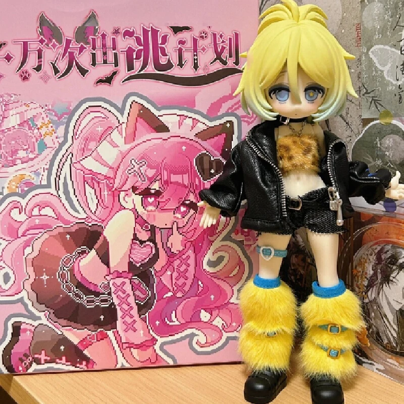 Ten Thousand Escape Plans Blind Box 6 шт. Аниме Фигурка Kawaii Bjd Кукла Игрушки со скрытыми редкими местными складками Настольный подарок 
Ten Thousand Escape Plans Blind Box 6 шт. Аниме Фигурка Kawaii Bjd Кукла Игрушки со скрытыми редкими местными складками Настольный подарок
