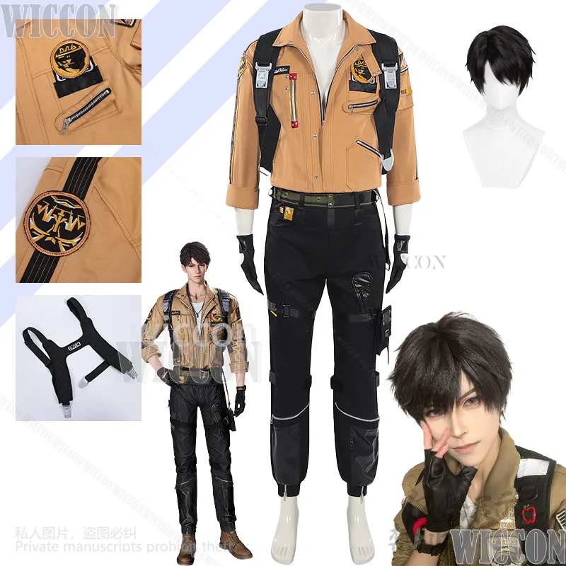 Caleb Xia Yizhou Game Love And Deepspace Cosplay Jacket Pant Belt Wig Set Brother Daddy Pilot Uniform Carnival Outfit Customized
Caleb Xia Yizhou Game Love And Deepspace Cosplay Jacket Pant Belt Wig Set Brother Daddy Pilot Uniform Carnival Outfit Customized