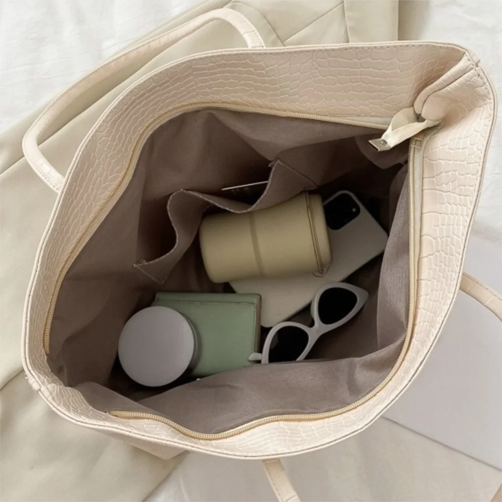 PU Leather Women's Tote Bag Multi-pocket Multipurpose Shoulder Bag Versatile Design Large Capacity Handbags College Student
PU Leather Women's Tote Bag Multi-pocket Multipurpose Shoulder Bag Versatile Design Large Capacity Handbags College Student