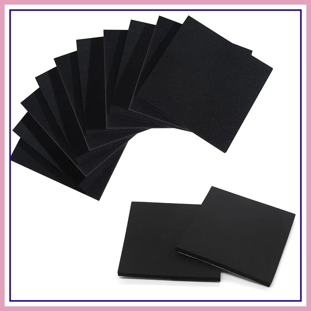 Self Stick Neoprene Foam Padding Sheets, 8 Pack 1/4" Thick 4"x4" - Closed Cell Insulation
Self Stick Neoprene Foam Padding Sheets, 8 Pack 1/4" Thick 4"x4" - Closed Cell Insulation