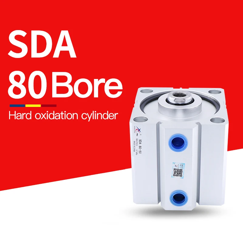 Free shipping SDA Pneumatic Air Cylinder 80mm Bore 5/10/15/20/25/30/35/40/45/50/60/70/75/80/90/100/150mm Stroke
Free shipping SDA Pneumatic Air Cylinder 80mm Bore 5/10/15/20/25/30/35/40/45/50/60/70/75/80/90/100/150mm Stroke