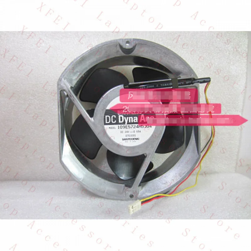 D 1pcs FOR Sanyo 109E5724H5J04 17CM 17251 24V0.65A aluminum frame cooling fan
D 1pcs FOR Sanyo 109E5724H5J04 17CM 17251 24V0.65A aluminum frame cooling fan