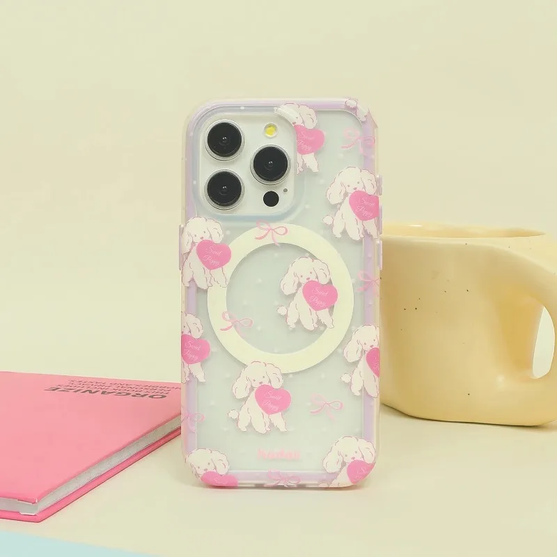 Original Bow Transparent Phone Case For iPhone 13 14 15 Pro Max Cute Dog Stylish Shockproof Soft Matte 2-in-1 Protective Case
Original Bow Transparent Phone Case For iPhone 13 14 15 Pro Max Cute Dog Stylish Shockproof Soft Matte 2-in-1 Protective Case