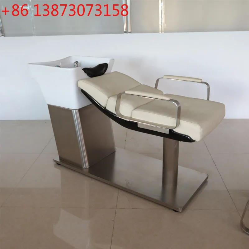 Stainless steel semi-reclining shampoo bed barbershop hair salon salon hairdressing salon flush shampoo bed
Stainless steel semi-reclining shampoo bed barbershop hair salon salon hairdressing salon flush shampoo bed