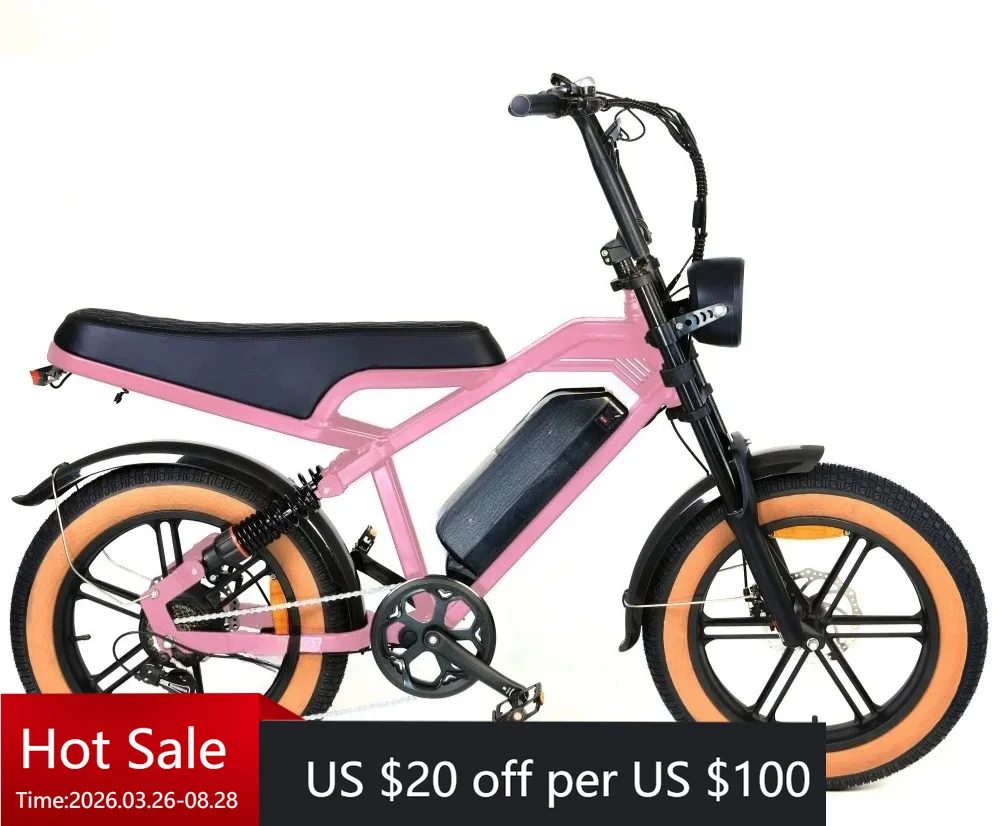 Tc Tc New product launch 48V 15.6AH lithium battery with 80km battery life, adult electric mountain bike, with front + rear shoc
Tc Tc New product launch 48V 15.6AH lithium battery with 80km battery life, adult electric mountain bike, with front + rear shoc