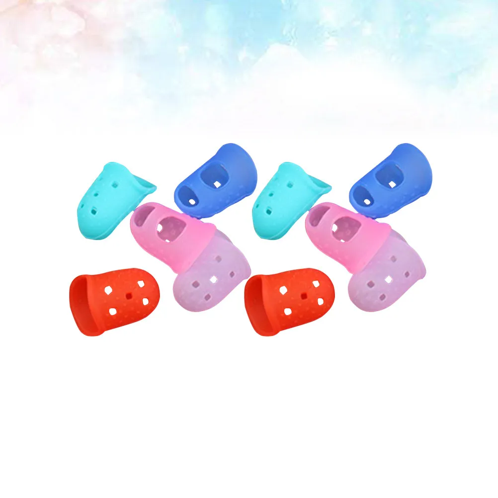 10 шт. эластичных нескользящих силиконовых напальчников для защиты пальцев при работе с ногтями, рукоделием, медицинских работах и ремонте электроники
10 шт. эластичных нескользящих силиконовых напальчников для защиты пальцев при работе с ногтями, рукоделием, медицинских работах и ремонте электроники