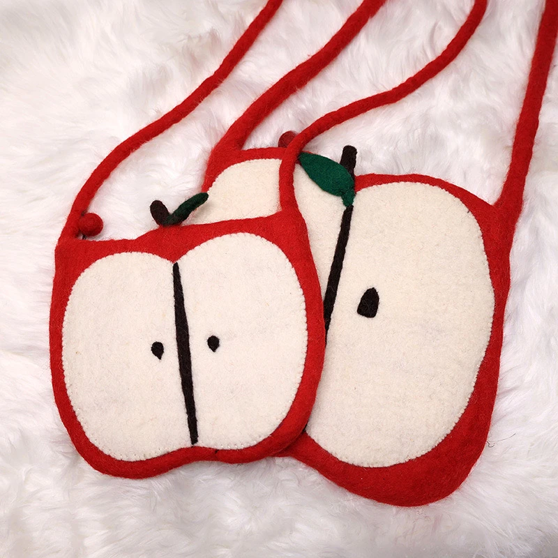 Cute Ugly Personality Wool Felt Bag Crossbody Shoulder Bag Fashion Accessory Unisex Small Mobile Phone Bag
Cute Ugly Personality Wool Felt Bag Crossbody Shoulder Bag Fashion Accessory Unisex Small Mobile Phone Bag