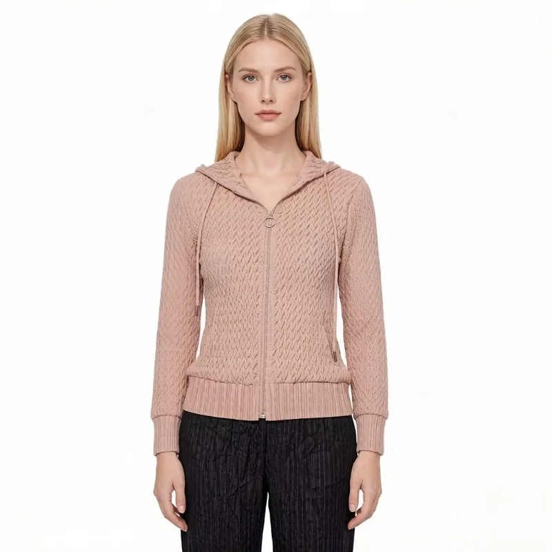 Miyake Pleated 2026 Spring/Summer New Diamond Pattern Pleated Hooded Zipper Cardigan Women's Fashion Versatile Long Sleeve Top
Miyake Pleated 2026 Spring/Summer New Diamond Pattern Pleated Hooded Zipper Cardigan Women's Fashion Versatile Long Sleeve Top