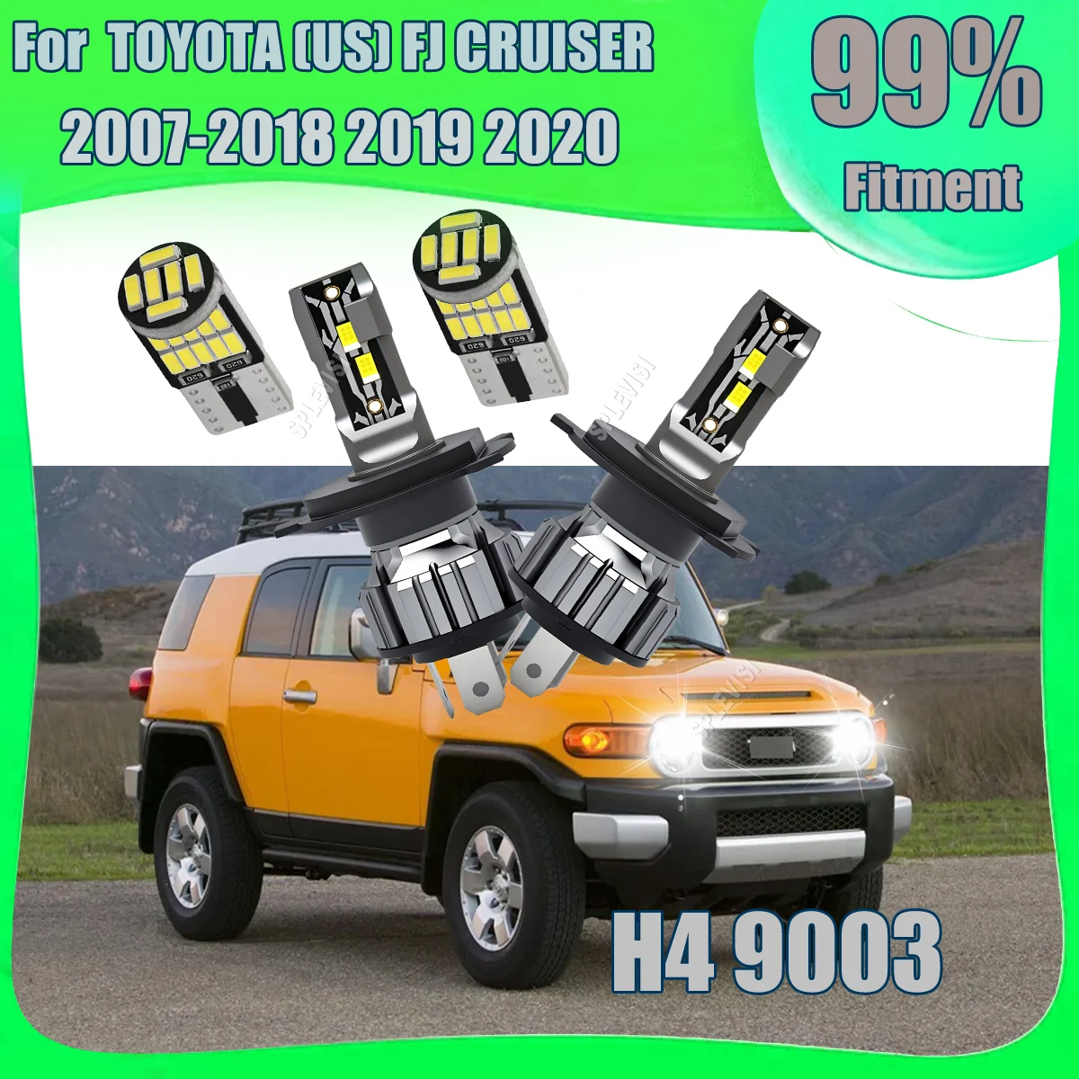 75W 7500LM LED Car Headlights with Waterproof Rating IP68 Level For TOYOTA (US) FJ CRUISER 2007 2008 2009 2010 2011 2012-2020
75W 7500LM LED Car Headlights with Waterproof Rating IP68 Level For TOYOTA (US) FJ CRUISER 2007 2008 2009 2010 2011 2012-2020