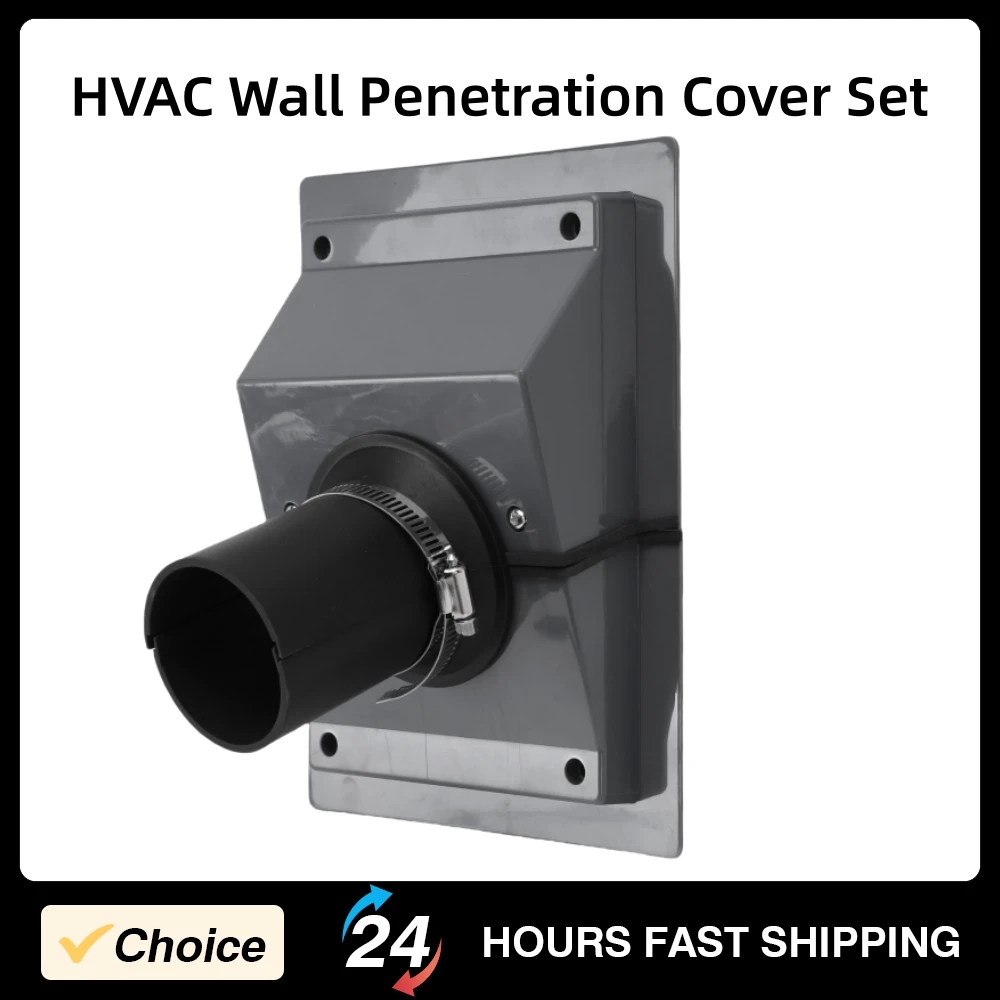 HVAC Wall Penetration Cover Line Set Cover Kit Split Cover Wall Sleeve Air Conditioner Systems Outlet Retrofit Accessories
HVAC Wall Penetration Cover Line Set Cover Kit Split Cover Wall Sleeve Air Conditioner Systems Outlet Retrofit Accessories