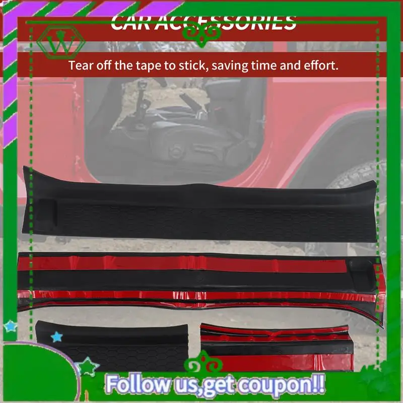 AC34-Front Entry Guards Door Sill Plate Protectors For Jeep Wrangler JL 2018+ For Jeep Gladiator JT 2018+ ABS Door Threshold Bar
AC34-Front Entry Guards Door Sill Plate Protectors For Jeep Wrangler JL 2018+ For Jeep Gladiator JT 2018+ ABS Door Threshold Bar