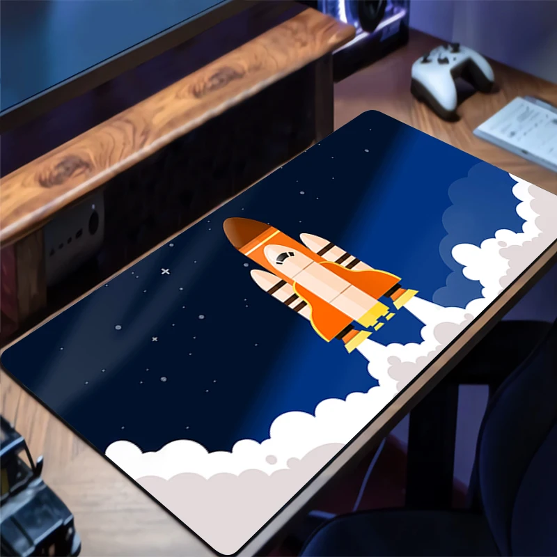 Дизайнерский игровой коврик для мыши, противоскользящий космический челнок, резиновая основа, расширенный настольный коврик для геймера, офисные компьютерные аксессуары, коврик для мыши
Дизайнерский игровой коврик для мыши, противоскользящий космический челнок, резиновая основа, расширенный настольный коврик для геймера, офисные компьютерные аксессуары, коврик для мыши