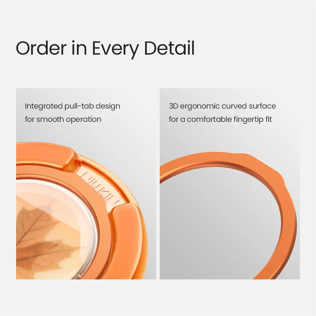 Nillkin IceSnap Dual-Sided Magnetic Ring Stand MagSafe Portable Folding Phone Holder Support Putting Your Photos And DIY Cards Nillkin IceSnap Dual-Sided Magnetic Ring Stand MagSafe Portable Folding Phone Holder Support Putting Your Photos And DIY Cards