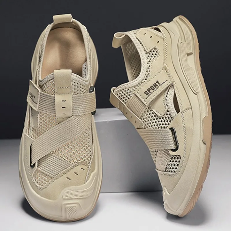 Men's Sandals Fashion Outdoor Casual Sandal Designer Platform Sandals for Men Summer New Non Slip Beach Sandals Sandalias Hombre
Men's Sandals Fashion Outdoor Casual Sandal Designer Platform Sandals for Men Summer New Non Slip Beach Sandals Sandalias Hombre