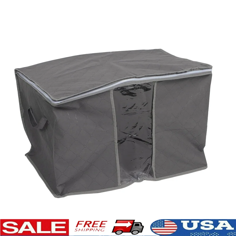 Nylon Plastic Zipper Storage Bag Organizer Container Folding Basket Quilts Clothes Beddings Space Saving Solution
Nylon Plastic Zipper Storage Bag Organizer Container Folding Basket Quilts Clothes Beddings Space Saving Solution