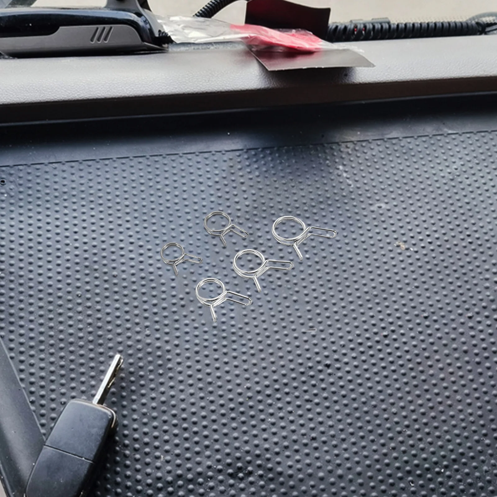 100 Pcs Double Wire Clamps Hose Line Stainless Steel Bands Clips Fasteners Durable Storage Box Easy Install
100 Pcs Double Wire Clamps Hose Line Stainless Steel Bands Clips Fasteners Durable Storage Box Easy Install