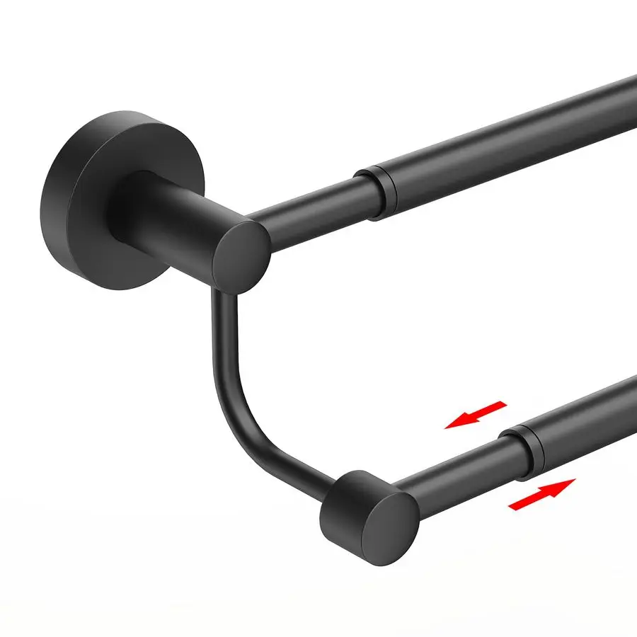 Регулируемая двойная вешалка для полотенец (1626 дюймов) для ванной комнаты, держатель для полотенец из нержавеющей стали SUS304, настенное крепление в гостиничном стиле с винтами
Регулируемая двойная вешалка для полотенец (1626 дюймов) для ванной комнаты, держатель для полотенец из нержавеющей стали SUS304, настенное крепление в гостиничном стиле с винтами