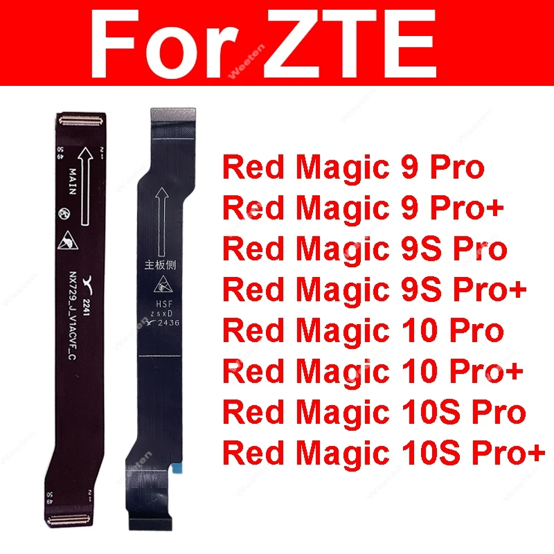 Для ZTE Nubia Red Magic 8 8S 9 9S 10 10S Pro Plus NX729J NX769J NX789J: Гибкий шлейф основной платы LCD, прочный, для ремонта и замены телефона
Для ZTE Nubia Red Magic 8 8S 9 9S 10 10S Pro Plus NX729J NX769J NX789J: Гибкий шлейф основной платы LCD, прочный, для ремонта и замены телефона