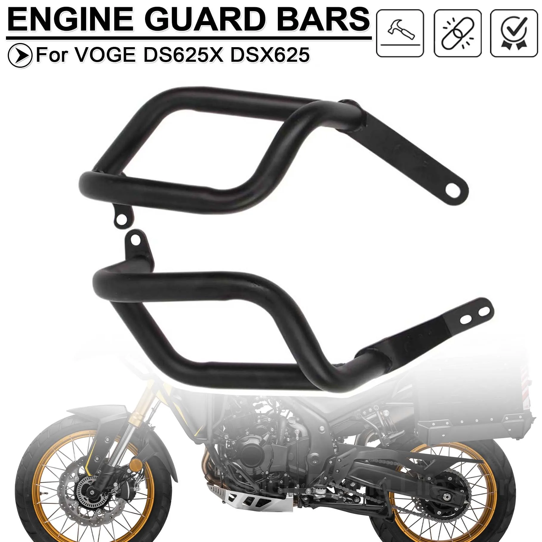 DS625X For VOGE DSX625 625DSX 625 DSX 625 DS 625 DSX Crash Bumper Bars Engine Guard Motorcycle Lower Bar Fairing Frame Protector
DS625X For VOGE DSX625 625DSX 625 DSX 625 DS 625 DSX Crash Bumper Bars Engine Guard Motorcycle Lower Bar Fairing Frame Protector