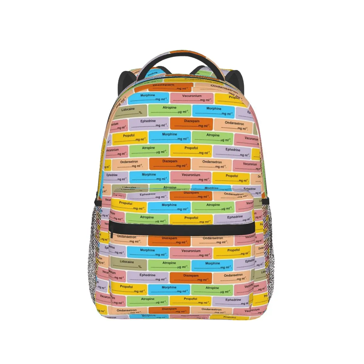 Anesthetist Anesthesiologist Drug Label Pattern Backpack Hot Sale Daypack Kids BookBag School Bag Shoulder Bags for Men Women 
Anesthetist Anesthesiologist Drug Label Pattern Backpack Hot Sale Daypack Kids BookBag School Bag Shoulder Bags for Men Women