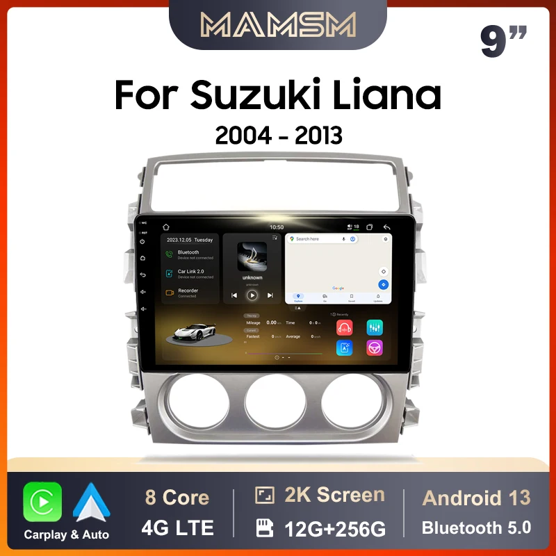 Автомобильный радиоприемник MAMSM для Suzuki LIANA 2006-2013, Android 13, мультимедийный видеоплеер, 4G, GPS Carplay, авто головное устройство, навигационные системы
Автомобильный радиоприемник MAMSM для Suzuki LIANA 2006-2013, Android 13, мультимедийный видеоплеер, 4G, GPS Carplay, авто головное устройство, навигационные системы