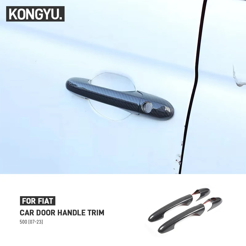 Real Dry Carbon Fiber For Fiat 500 2007-2023 Car Door Handle Trim Cover Decorative Sticker External Accessories
Real Dry Carbon Fiber For Fiat 500 2007-2023 Car Door Handle Trim Cover Decorative Sticker External Accessories