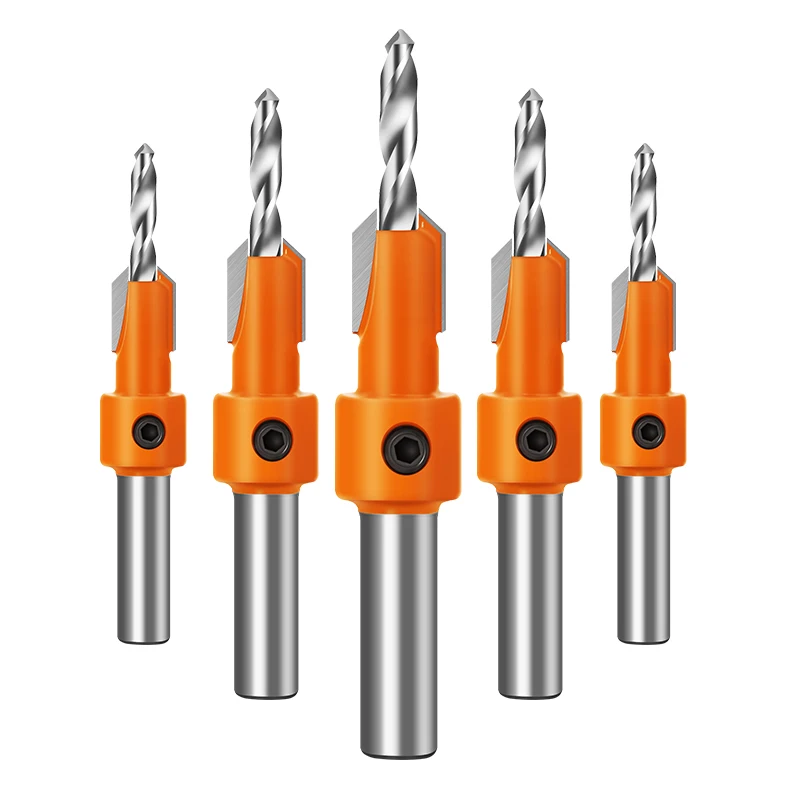 Countersunk drill bit taper hole screw installation drill bit step drill bit screw drilling tool woodworking drilling tool
Countersunk drill bit taper hole screw installation drill bit step drill bit screw drilling tool woodworking drilling tool