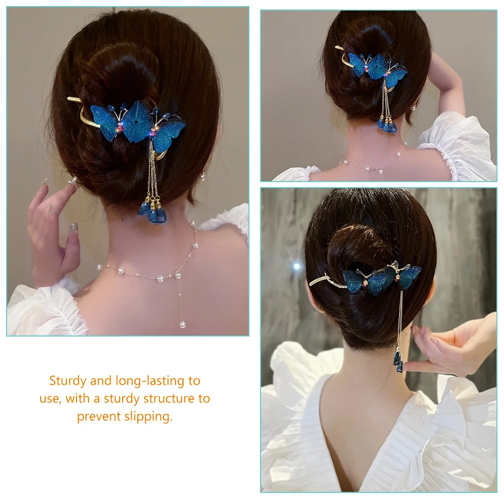 Embroidered Hair Clips Butterfly Metal Accessories for Women Temperament Hairpin Styling Thick Hair Tassel Aesthetic Hairpins
Embroidered Hair Clips Butterfly Metal Accessories for Women Temperament Hairpin Styling Thick Hair Tassel Aesthetic Hairpins