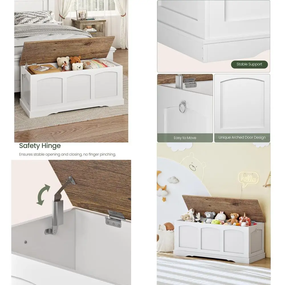 Скамья для хранения вещей с подъемным верхом, комод для игрушек с защитной петлей, деревянный багажник, вмещает 220 фунтов, для гостиной/спальни, белый и орех MCW12WL
Скамья для хранения вещей с подъемным верхом, комод для игрушек с защитной петлей, деревянный багажник, вмещает 220 фунтов, для гостиной/спальни, белый и орех MCW12WL