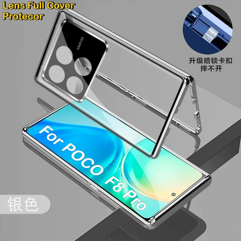 Полный защитный чехол на 360 градусов для Poco F8 F7 Ultra X7 X6 Pro Redmi Note 15 Pro + 5G двухсторонняя магнитная адсорбционная металлическая стеклянная крышка
Полный защитный чехол на 360 градусов для Poco F8 F7 Ultra X7 X6 Pro Redmi Note 15 Pro + 5G двухсторонняя магнитная адсорбционная металлическая стеклянная крышка