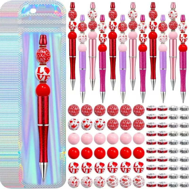 Набор для создания ручек с бусинами, 12 комплектов, серия «Сердечки», бусины для создания ручек с бусинами, подарок на День святого Валентина
Набор для создания ручек с бусинами, 12 комплектов, серия «Сердечки», бусины для создания ручек с бусинами, подарок на День святого Валентина