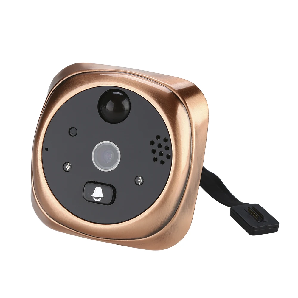 Two-way Intercom Audio Remote Control Door Viewer PIR Motion Detection Video Peephole Wifi Doorbell Camera
Two-way Intercom Audio Remote Control Door Viewer PIR Motion Detection Video Peephole Wifi Doorbell Camera