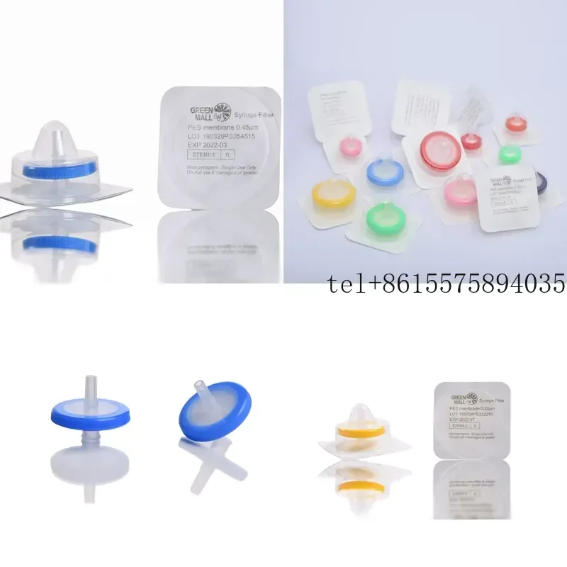 Hot Labuse 25mm PES Membrane Biological Sample Particle Analysis 0.45um 0.22 Um Sterile Filter
Hot Labuse 25mm PES Membrane Biological Sample Particle Analysis 0.45um 0.22 Um Sterile Filter