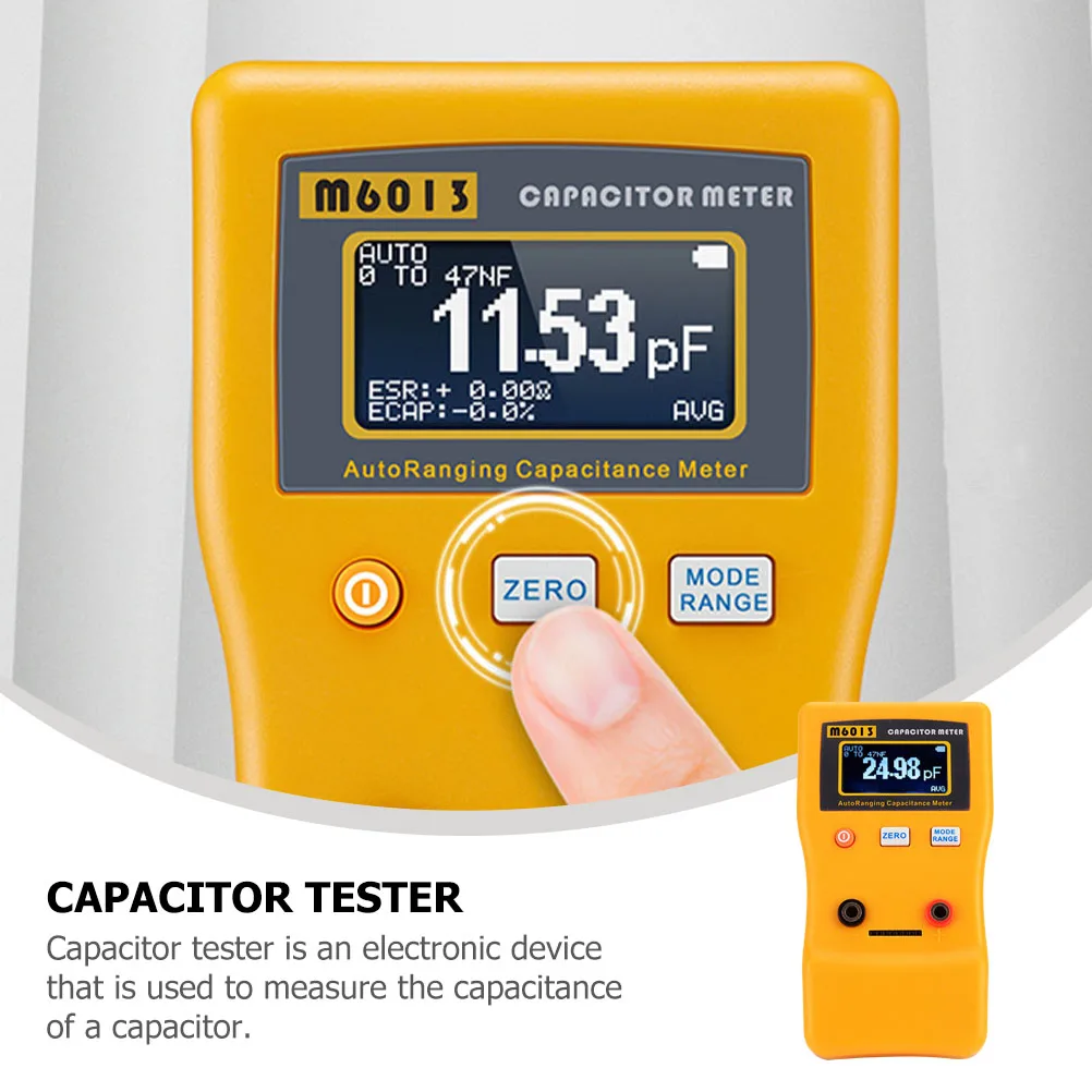 1pcs Auto Ranging Capacitor Tester Digital Meter Portable Measuring Device For Electronic Circuit Testing Tool
1pcs Auto Ranging Capacitor Tester Digital Meter Portable Measuring Device For Electronic Circuit Testing Tool
