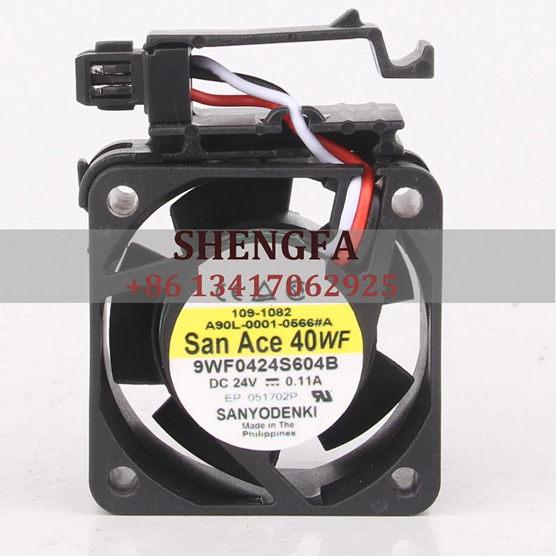 SANYO чехол вентилятор с двумя шариковыми подшипниками, модель A 9WF0424S604B, размер 40*40*20 мм, 24 В, 0,11 А, вентилятор охлаждения Fanuc
SANYO чехол вентилятор с двумя шариковыми подшипниками, модель A 9WF0424S604B, размер 40*40*20 мм, 24 В, 0,11 А, вентилятор охлаждения Fanuc