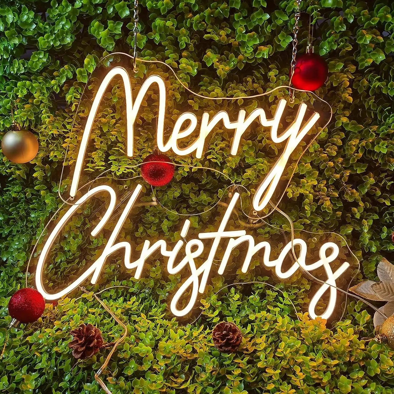 Merry Christmas Neon Sign Happy New Year LED Sign Light Art Night Light for Party Kids Bedroom Bar Pub Club Christmas Decor Neon
Merry Christmas Neon Sign Happy New Year LED Sign Light Art Night Light for Party Kids Bedroom Bar Pub Club Christmas Decor Neon