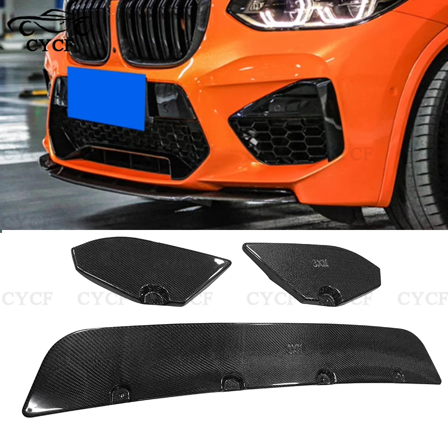 For BMW X3M F97 X4M F98 2022+ Carbon Fiber Bumper Scoop Guard Front Lip Spoiler Diffuser Chin Apron Body Kit
For BMW X3M F97 X4M F98 2022+ Carbon Fiber Bumper Scoop Guard Front Lip Spoiler Diffuser Chin Apron Body Kit