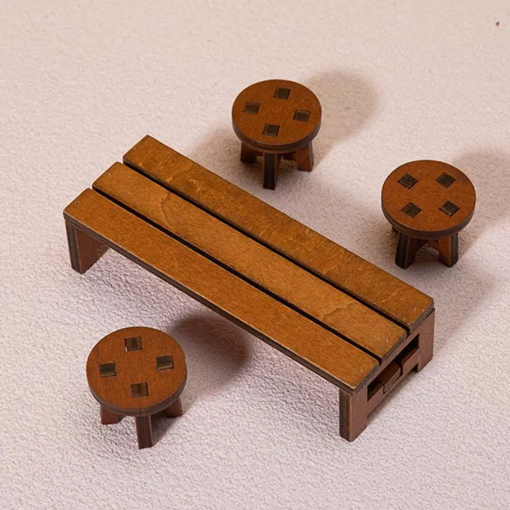 4Pcs Miniature Wooden Stool Decor for Tiny House Living Room Bedroom Study Sewing Room Kids Creative Play Dollhouse Furniture
4Pcs Miniature Wooden Stool Decor for Tiny House Living Room Bedroom Study Sewing Room Kids Creative Play Dollhouse Furniture