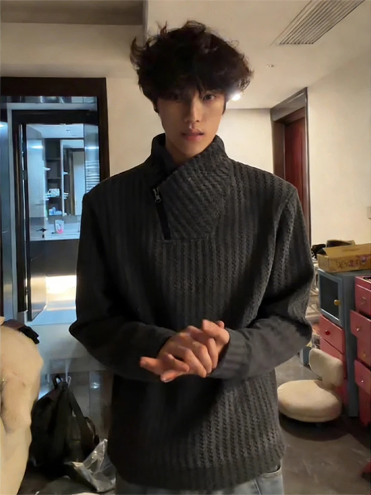 Мужская толстовка с V-образным вырезом и молнией, осенне-зимняя, с длинным рукавом, на флисе, с эффектом премиум-класса, с перекрестной молнией, базовая модель
Мужская толстовка с V-образным вырезом и молнией, осенне-зимняя, с длинным рукавом, на флисе, с эффектом премиум-класса, с перекрестной молнией, базовая модель