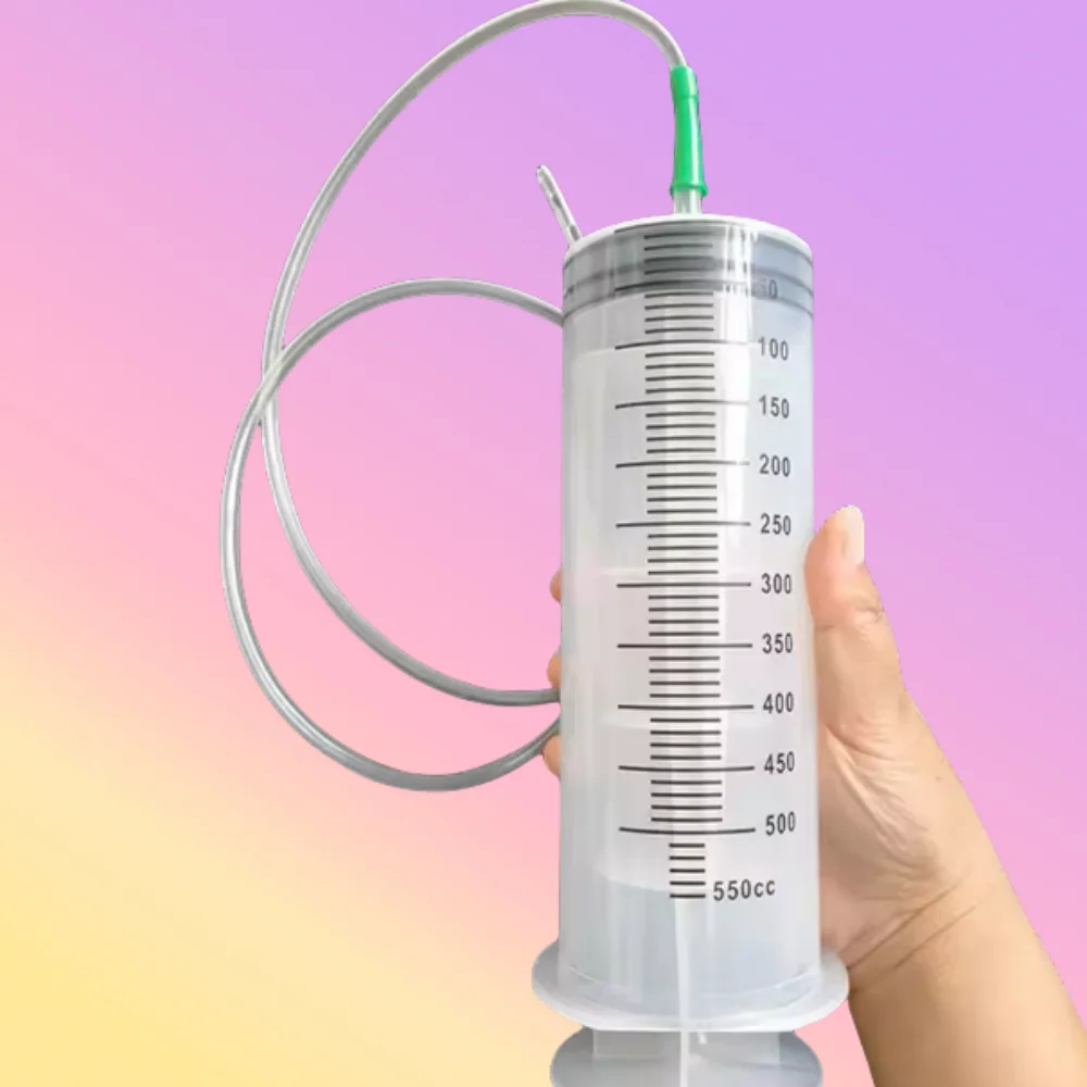 60ml-550ml Large Capacity Syringe Syringes Reusable Pump Measuring 1m Tube Pet Feeding Big Syringe Liquid Enema Glue Filling
60ml-550ml Large Capacity Syringe Syringes Reusable Pump Measuring 1m Tube Pet Feeding Big Syringe Liquid Enema Glue Filling