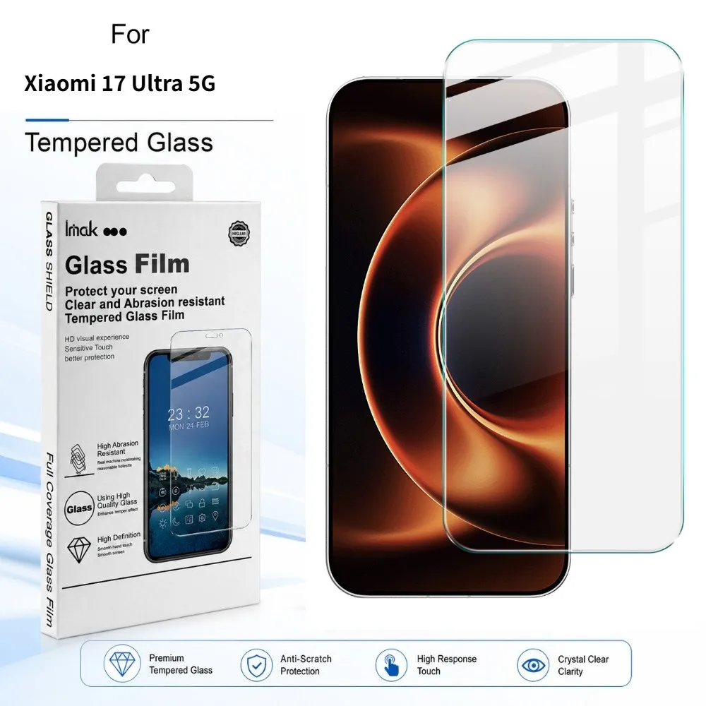 Tempered Glass For Xiaomi 17 15 Ultra by Leica Pro Max 5G Support Fingerprint Protector Film 9H Hardness FM0001
Tempered Glass For Xiaomi 17 15 Ultra by Leica Pro Max 5G Support Fingerprint Protector Film 9H Hardness FM0001