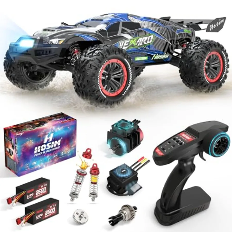 Mini 1:8 50 MPH Brushless RC Cars for Adults, Fast Adult RC Trucks, Large 4WD Remote Control Car All Terrain RC Truggy Waterpro
Mini 1:8 50 MPH Brushless RC Cars for Adults, Fast Adult RC Trucks, Large 4WD Remote Control Car All Terrain RC Truggy Waterpro