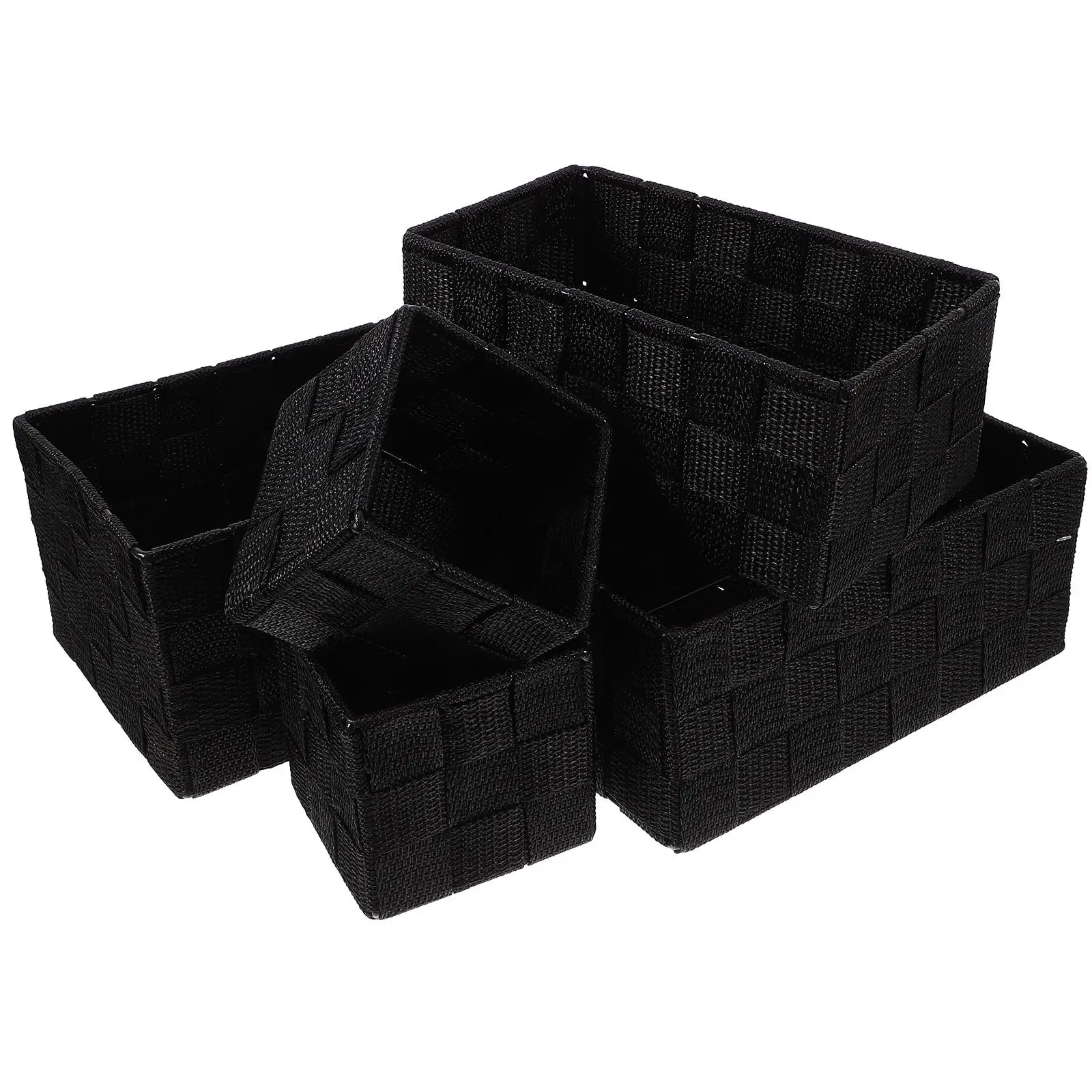 Woven Sundries Storage Basket Bathroom Containers Baskets Bins for Organizing Shelves Book Desk
Woven Sundries Storage Basket Bathroom Containers Baskets Bins for Organizing Shelves Book Desk